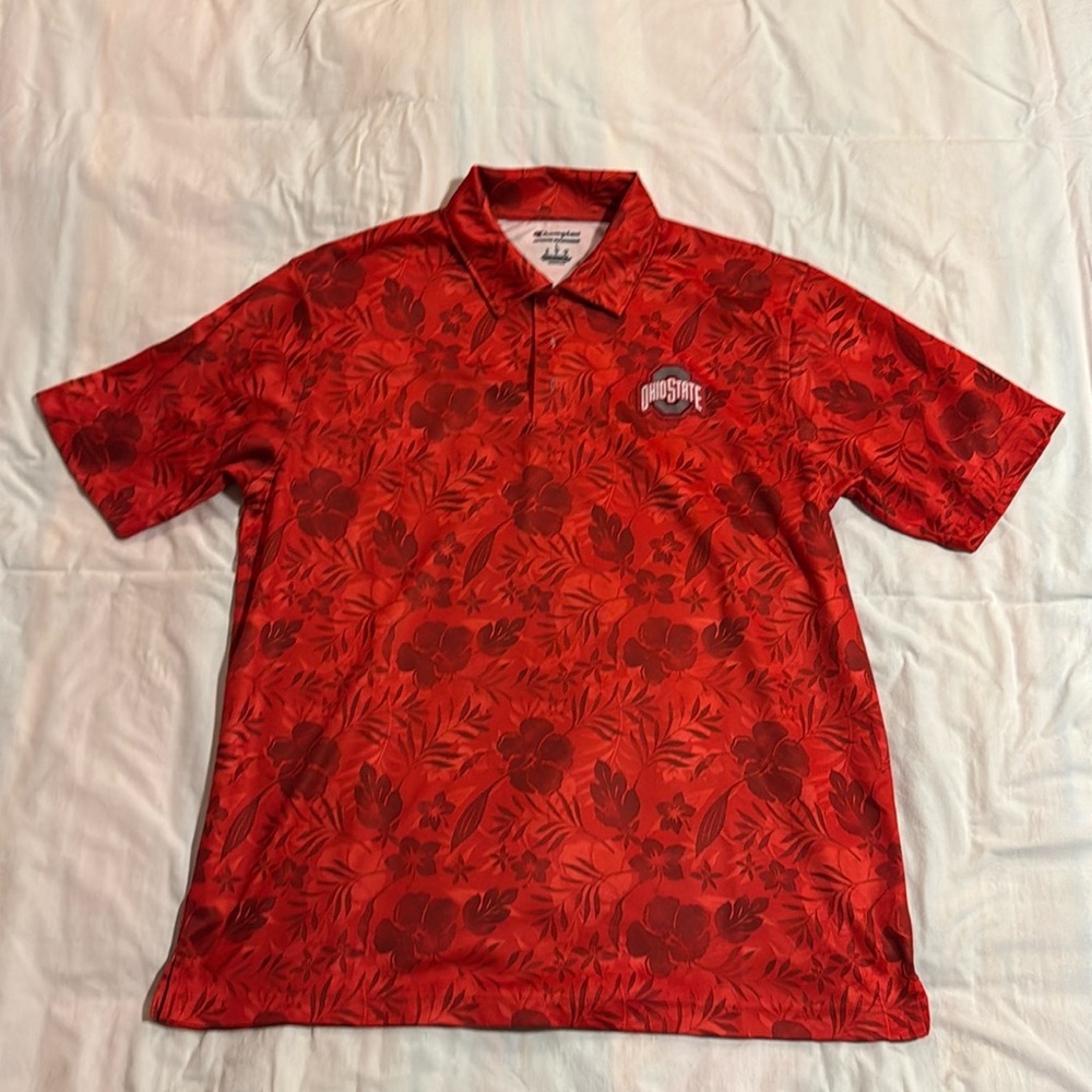 Champion Ohio State Floral Polo shirt
